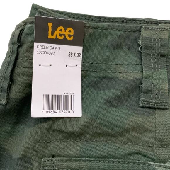 Lee Wyoming Camouflage Cargo Pants Mens 36x32 Relaxed Fit Utility Pockets NWT - Picture 9 of 15